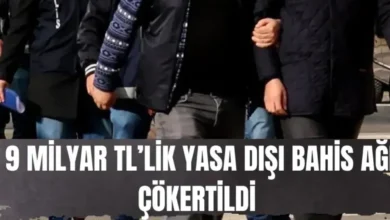 Yasa Dışı Bahis - Yasa Dışı Bahis: Gaziantep'te 9 Milyar TL'lik Operasyon