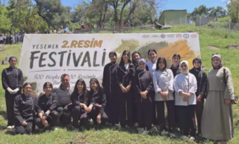 Yesemek resim festivali - Yesemek'te Öğrenci Resimleri Sanatla Buluştu