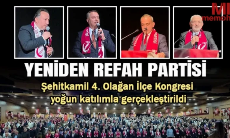 YRP Şehitkamil Kongresi - YRP Şehitkamil'de Yeni Dönem: Koyuncu Başkan