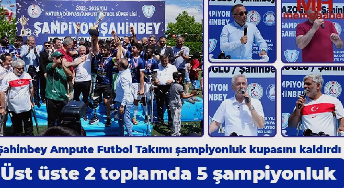 Ampute Futbolda Şahinbey Zirvede!