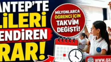 Gaziantep ara tatil - Ara Tatil Kuralı Değişti, Veliler Dikkat!