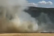 araban buğday yangını - Buğday Külü Oldu: Araban'da Çiftçiyi Yıkan Yangın