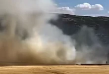 buğday yangını - Buğday Külü Oldu: Araban'da Yangın Paniği