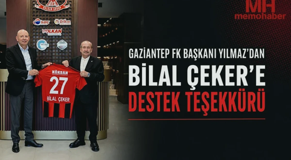 Çeker'den Gaziantep FK'ya Tam Destek