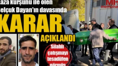 Selçuk Dayan davası - Dayan Davası: Kaza Kurşunu Karara Bağlandı