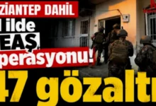 DEAŞ operasyonu Gaziantep - Deaş Operasyonu Gaziantep: Gaziantep'te FETÖcülerle Savaş...