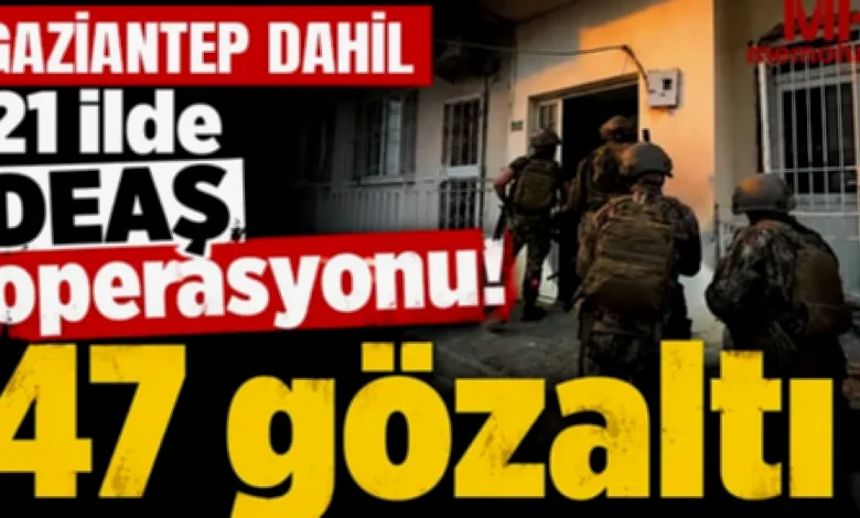 DEAŞ operasyonu Gaziantep - Deaş Operasyonu Gaziantep: Gaziantep'te FETÖcülerle Savaş...