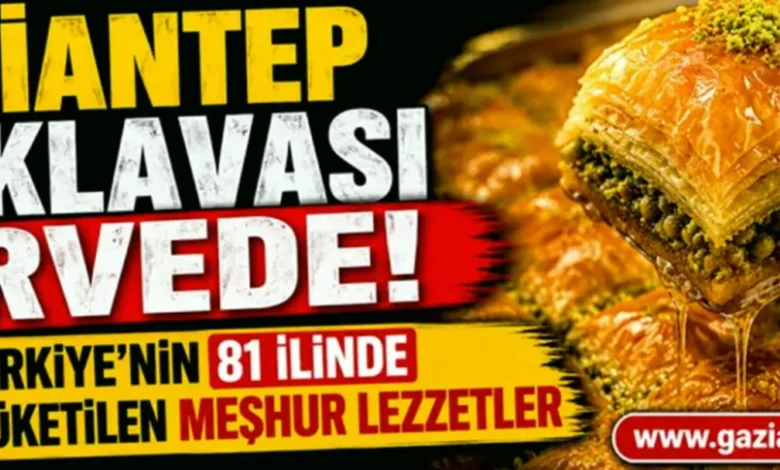 Gaziantep Baklava - Gaziantep Baklava Zirvede: Lezzet Başkenti Mirasını Taşıyor