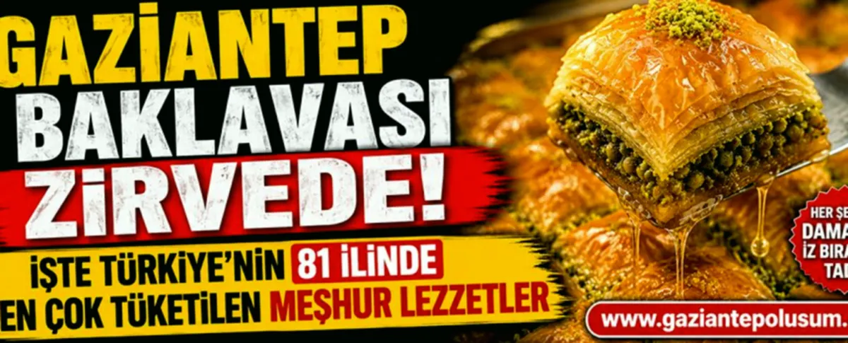 Gaziantep Baklava Zirvede: Lezzet Başkenti Mirasını Taşıyor