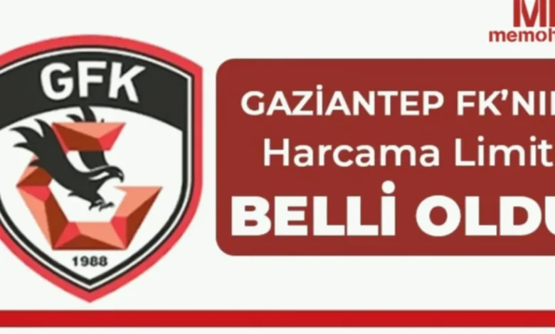 Gaziantep FK harcama limiti - Gaziantep FK'nin Harcama Limiti Belli Oldu