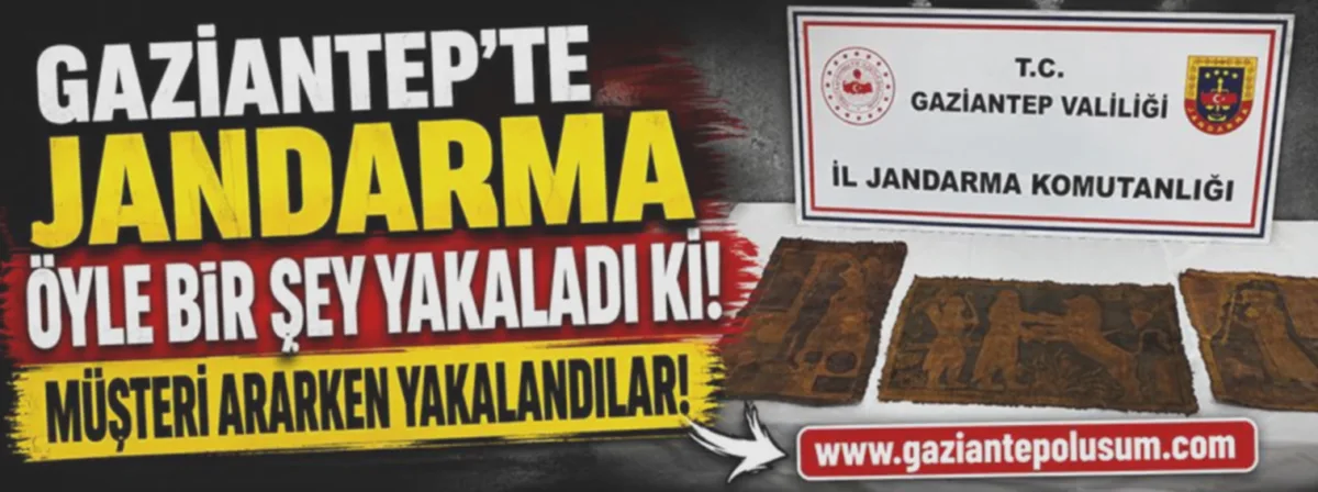 Gaziantep Jandarma: Tarihi Eser Kaçakçılığı Önleniyor