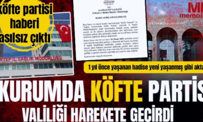 Gaziantep Köfte Mesaisi - Gaziantep Köfte Mesaisi Haberi: Eski Olay!