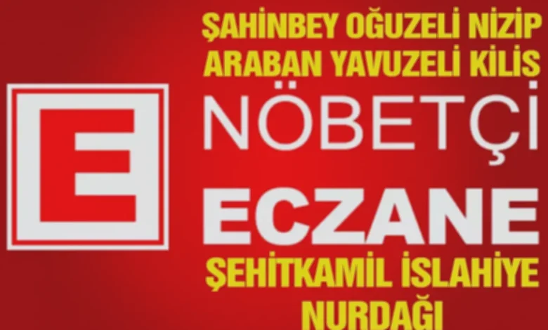 nöbetçi eczane - Gaziantep Nöbetçi Eczaneleri: Gece Acil Çözümler