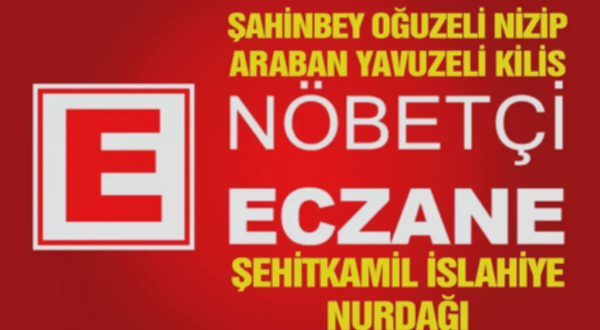 Gaziantep Nöbetçi Eczaneleri: Gece Acil Çözümler