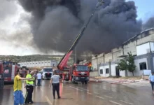 gaziantep osb fabrika yangını - Gaziantep OSB'de Tekstil Fabrikası Alevlere Teslim