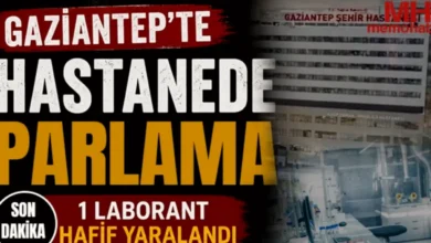 Gaziantep personel yaralandı - Gaziantep Personel Yaralandı: Laboratuvarda Parlama - Gaz...