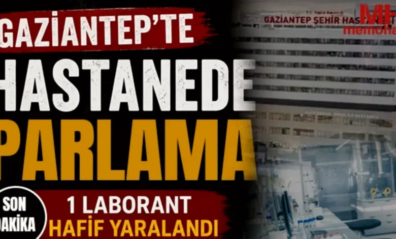 Gaziantep personel yaralandı - Gaziantep Personel Yaralandı: Laboratuvarda Parlama - Gaz...