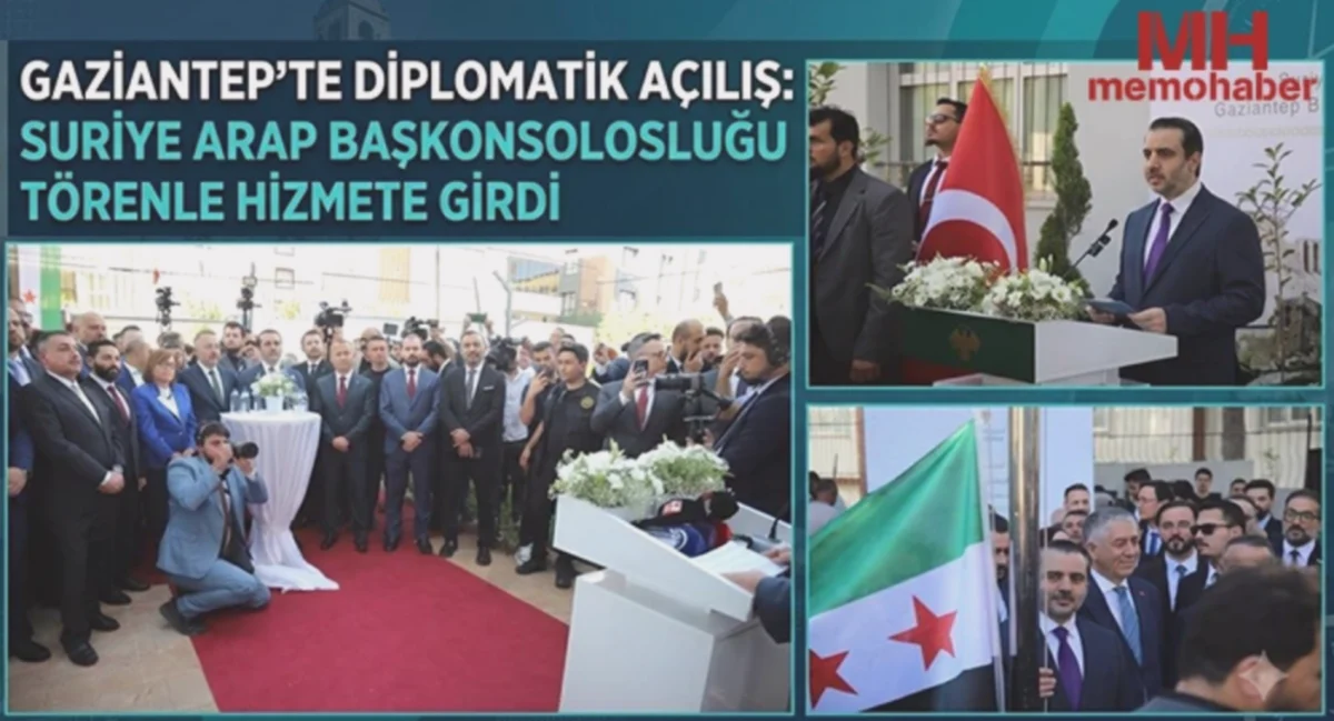 Gaziantep-Suriye Dostluğu: Konsolosluk Yeniden Açıldı