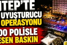 uyuşturucu operasyonu - Gaziantep'te Dev Narkotik: Uyuşturucu Ağı Çökertildi
