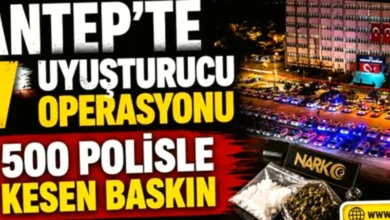 uyuşturucu operasyonu - Gaziantep'te Dev Narkotik: Uyuşturucu Ağı Çökertildi