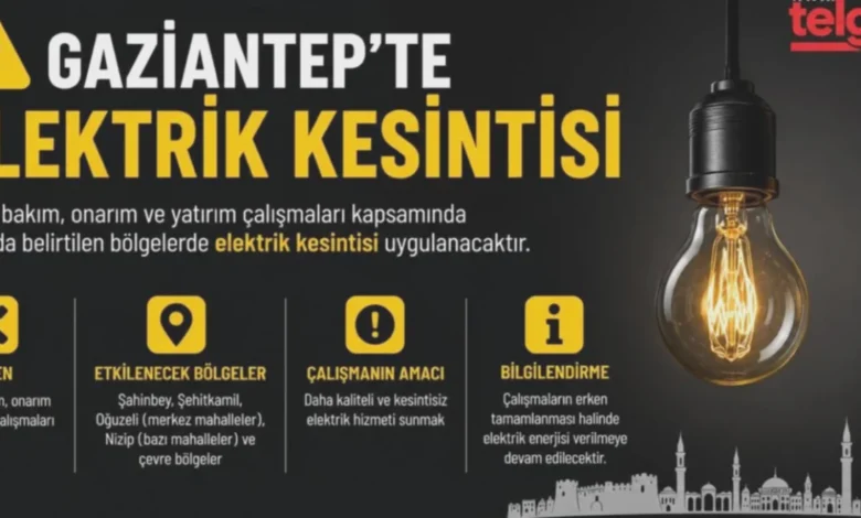 Gaziantep elektrik kesintisi - Gaziantep'te Elektrik Kesintisi: Nelere Dikkat Edilmeli?
