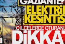 Gaziantep elektrik kesintisi - Gaziantep'te Elektrik Kesintisi: Planlı Bakım Çalışmaları
