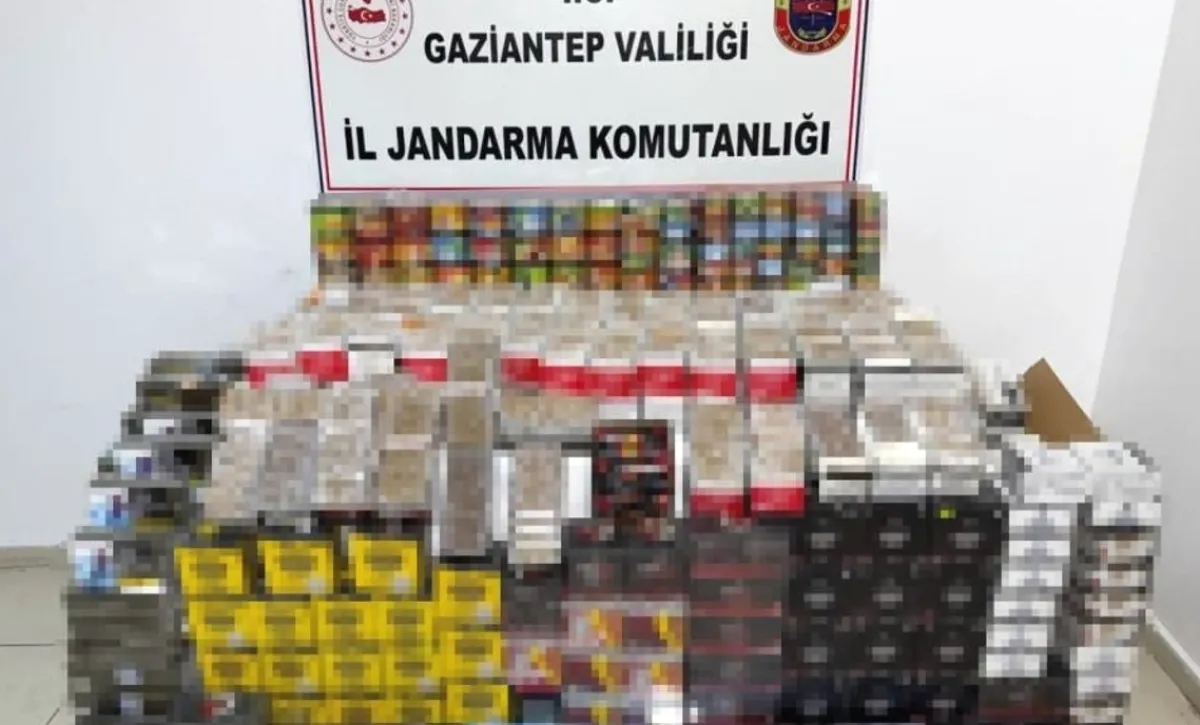 Gaziantep'te Kaçak Ürün Operasyonu