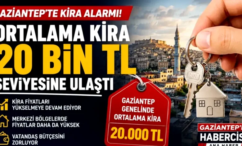 kira sorunu - Gaziantep'te Kira Şoku: 20 Bin TL Oldu