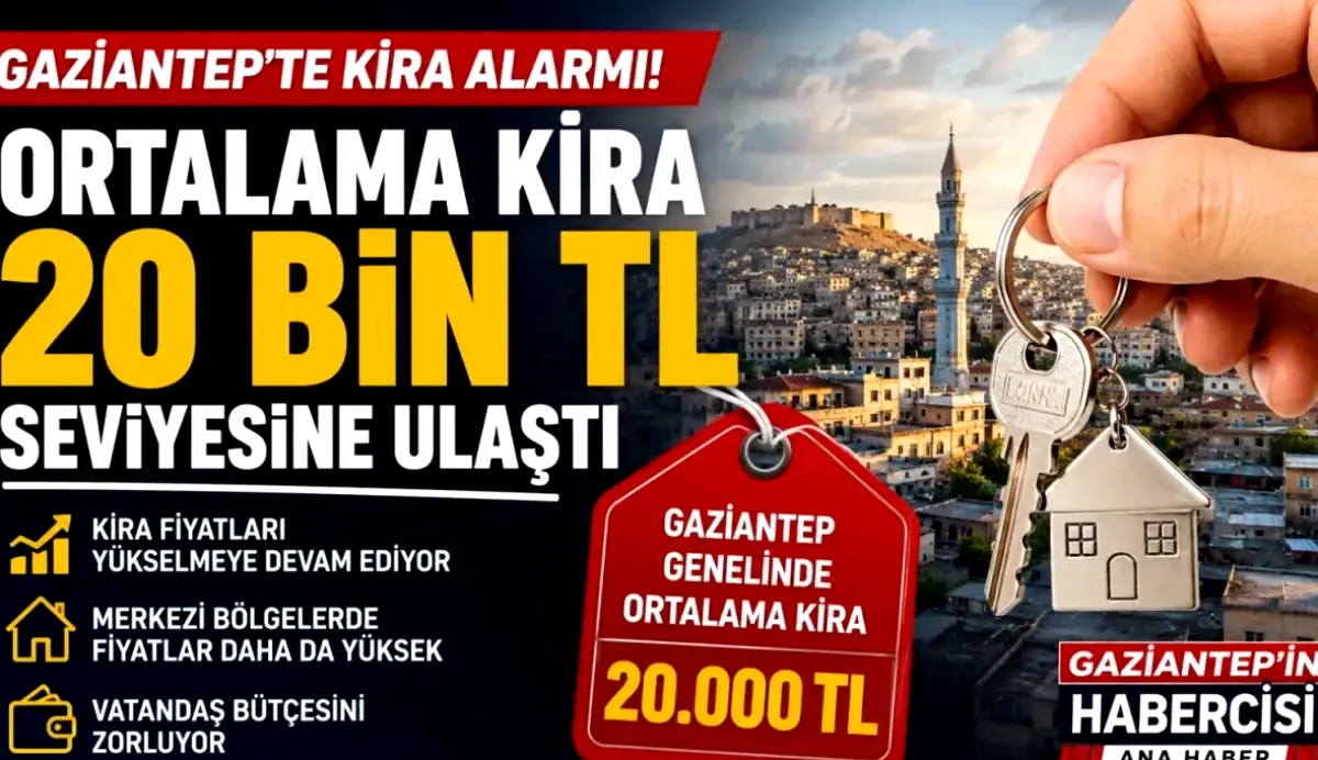 Gaziantep'te Kira Şoku: 20 Bin TL Oldu
