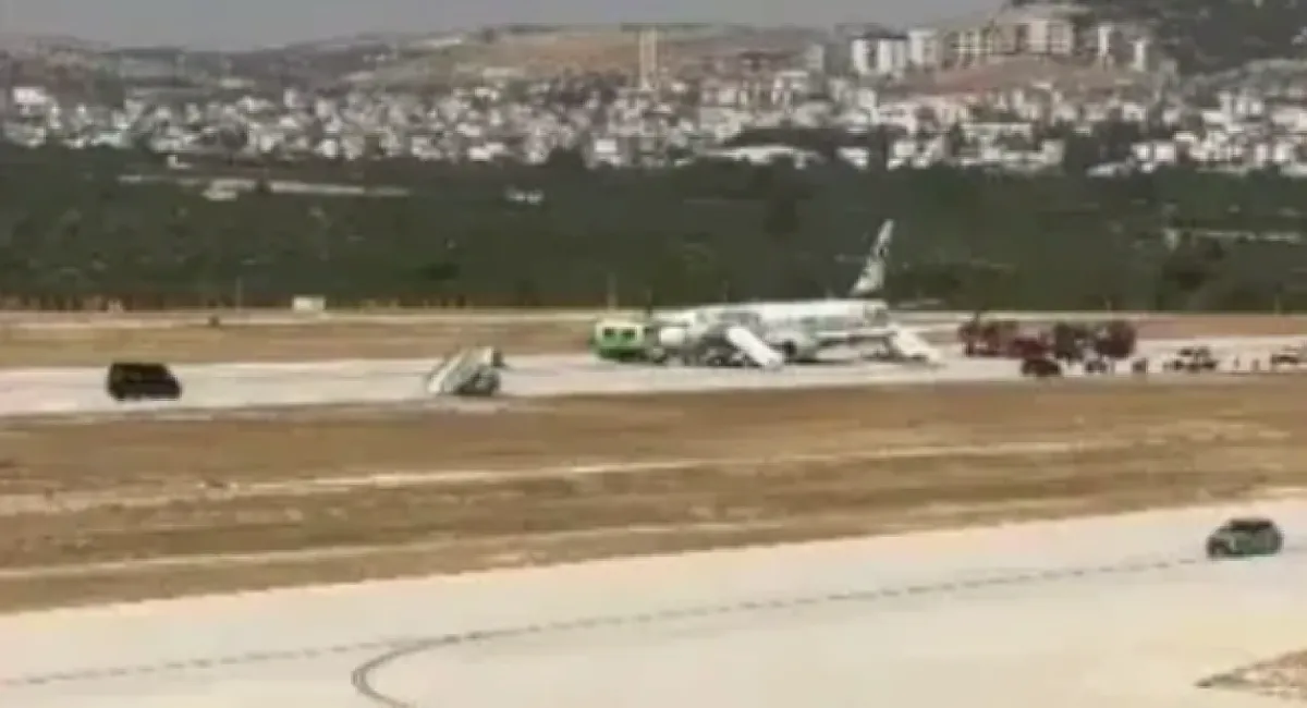 Gaziantep'te LASTİK PATLAMASI: Pist Kapandı
