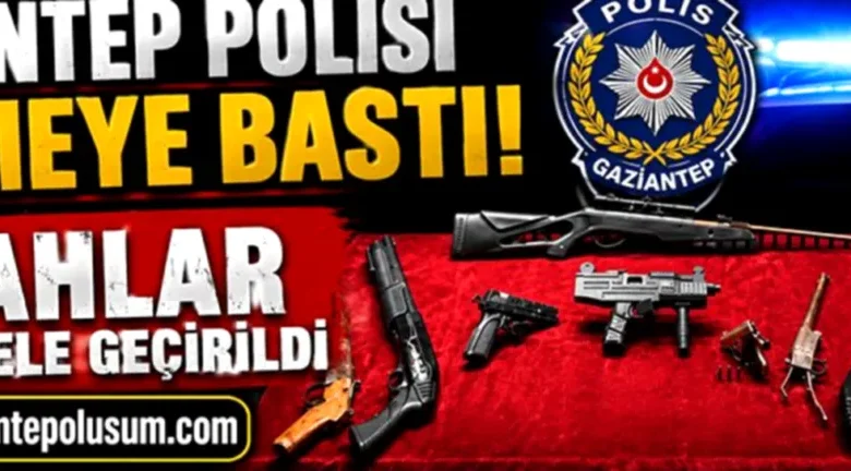 Silah Operasyonu - Gaziantep'te Silah Operasyonu: Huzur Sağlandı