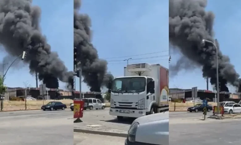 fabrika yangını - KÜSGET Yangını: Fabrika Alevlere Teslim