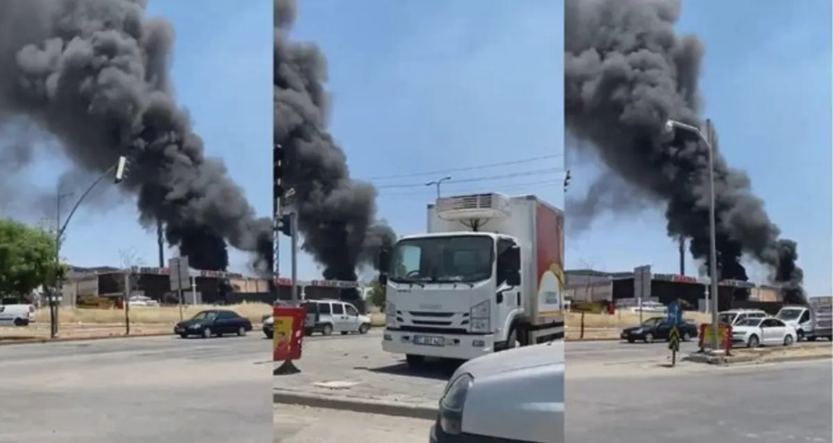 KÜSGET Yangını: Fabrika Alevlere Teslim