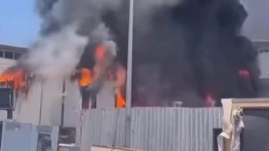 iş yeri yangını - KÜSGET'te İş Yerinde Yangın Paniği!