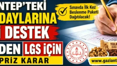 LGS beslenme paketi - Lgs Beslenme Paketi: LGS'de Gaziantep'te Öğrencilere Ener...