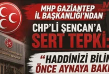 MHP Gaziantep - MHP'den Şencan'a Çok Sert Tepki!