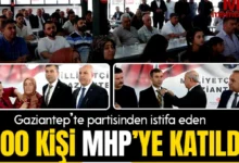 MHP'ye katılım - MHP'ye 300 Kişi Katıldı: Gaziantep'te Siyasi Hareketlilik