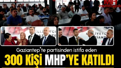 MHP'ye katılım - MHP'ye 300 Kişi Katıldı: Gaziantep'te Siyasi Hareketlilik