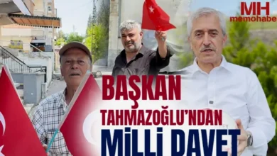 Milli Heyecan Gaziantep - Milli Heyecan Gaziantep'te: Tahmazoğlu'ndan Ortak Davet
