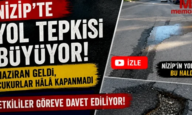 Nizip yol çukurları - Nizip'te Yol Çilesi: Çukurlar Tepki Topluyor