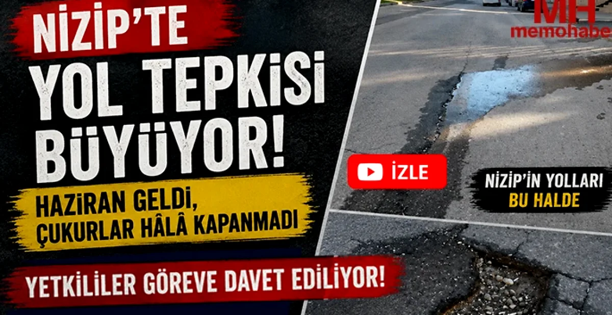 Nizip'te Yol Çilesi: Çukurlar Tepki Topluyor