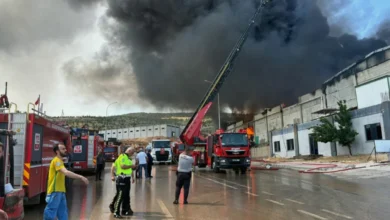 OSB büyük yangın - OSB'de Büyük Yangın: Molhan Tekstil Kül Oldu