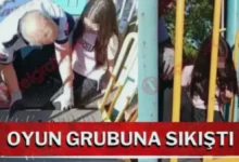 parkta sıkışan çocuk - Parkta Sıkışan Çocuk, İtfaiye Kurtardı