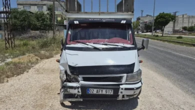 trafik kazası - Yavuzeli'nde Trafik Kazası: Motosiklet Sürücüsü Yaralandı