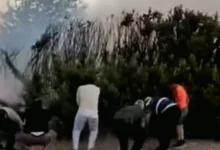 Mahalleli Yangına Koştu - Yeşilvadi'de Mahalleli Yangına Koştu
