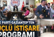 AK Parti Gaziantep sahada - AK Parti Gaziantep Sahada: Esnaf ve STK'larla Buluştu