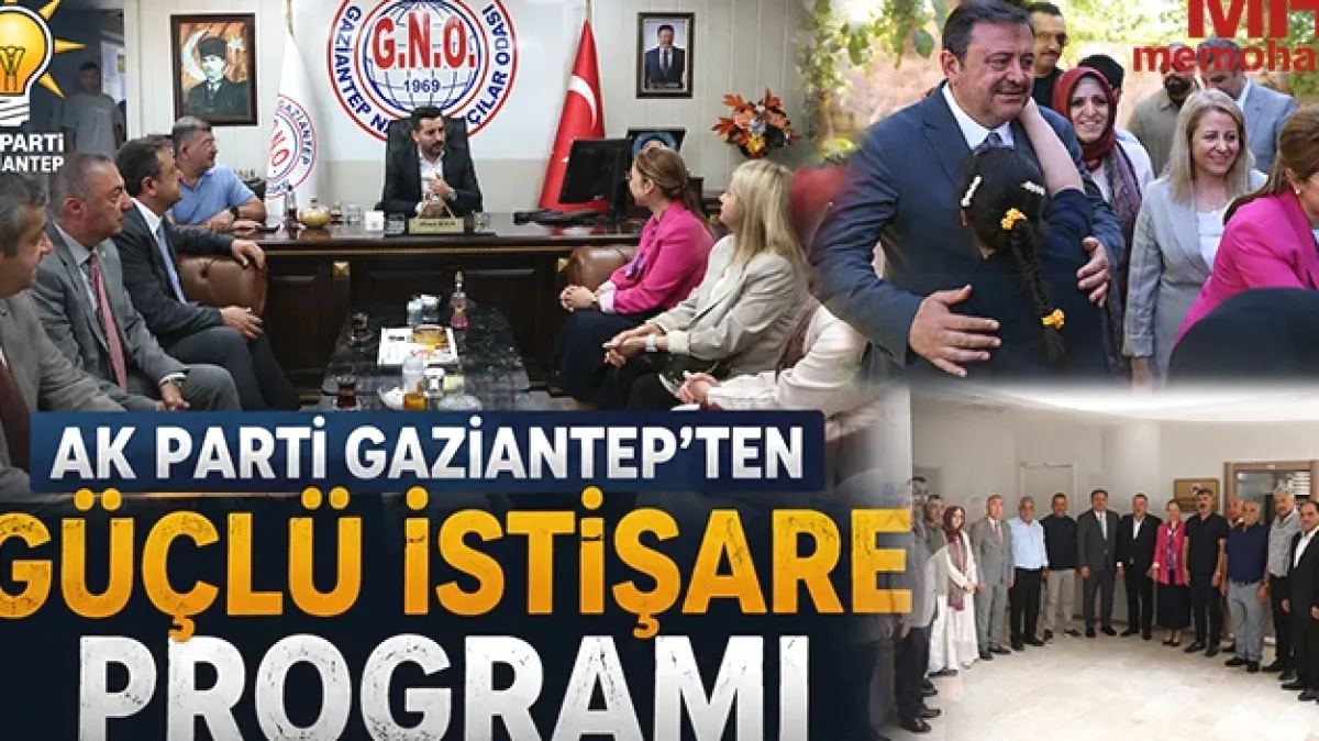 AK Parti Gaziantep Sahada: Esnaf ve STK'larla Buluştu