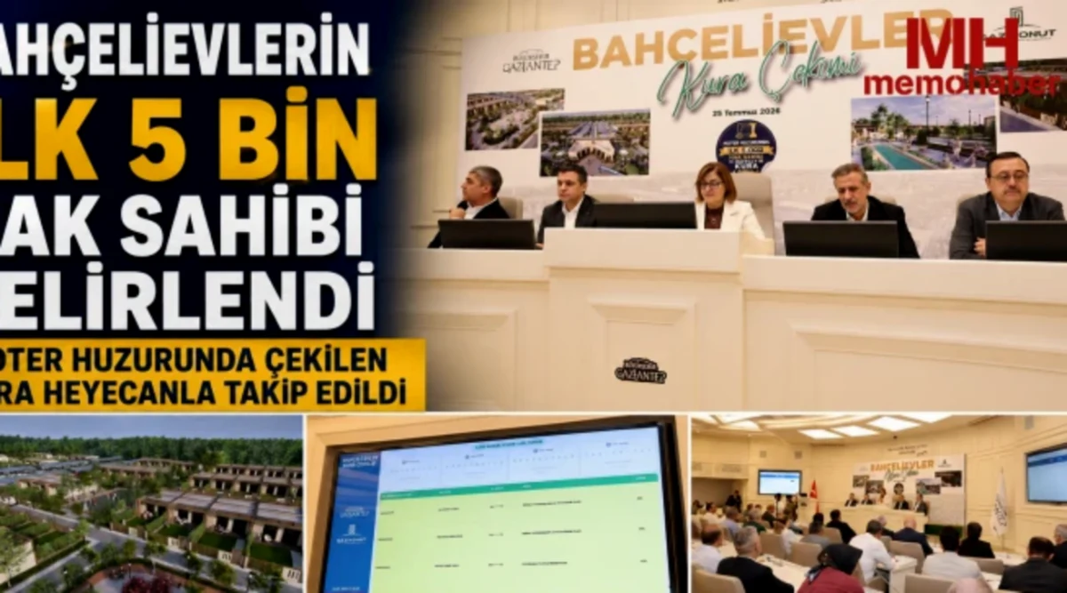 Bahçeli Ev Hayali Gerçekleşti: İlk Hak Sahipleri Belli Oldu