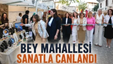 Bey Mahallesi Sanat Sokağı - Bey Mahallesi'nde Sanat Sokağı Hayat Buldu