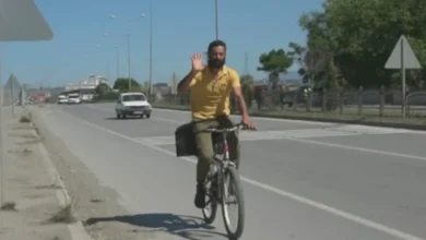 bisikletçi Ömer - Bisikletçi Ömer'in Son Yolculuğu Üzdü